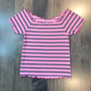 Justice Off the Shoulder Top